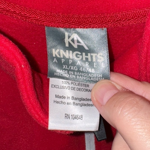 KA Knights Apparel Alabama University Quarter Zip Pullover Men's Size XL - Picture 3 of 5